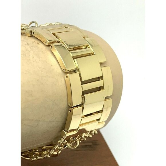 Kendall + Kylie Women's Watch Gold Tone Stainless Steel Quartz Crystal 38mm Set - Picture 8 of 12